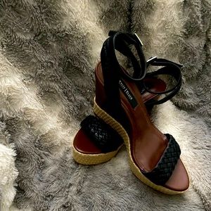 White House Black Market new wedge sandals